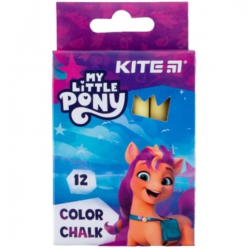 Крейда кольорова 12 штук в упаковці Little Pony Kite p24-075
