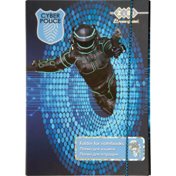 Папка для тетрадей Art Effect CYBER POLICE, картонная, на резинке B5+ (17,5х240х2,5мм), ZiBi KIDS Line ZB17.14950 Папка для тетрадей Art Effect CYBER POLICE, картонная, на резинке B5+ (17,5х240х2,5мм), ZiBi KIDS Line ZB17.14950
