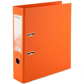 Папка-регистратор А4, 7,5 см двухсторонний PP, Delta by Axent D1712-09C оранжевый