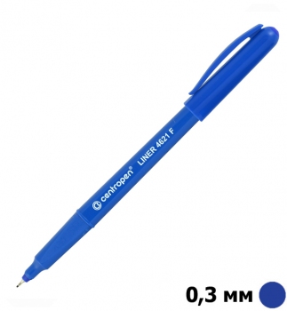 Лінер ergoline F ( товщина лініі написання 0,3 мм) синій, Centropen 4621/03