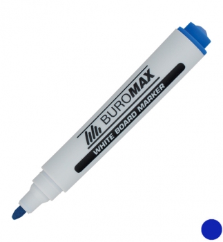 Маркер для дошок, 2-4 мм, конусний письмовий вузол, синій Вuromax BM.8800-02
