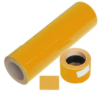 Цінник кольоровий  38х28 мм  (158 шт, 6 метров) помаранчевий