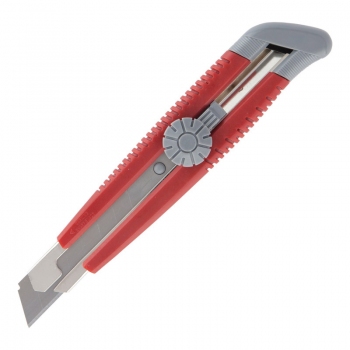 Нож канцелярский с металлическими направляющими, лезвие 18 мм AXENT 6604-A