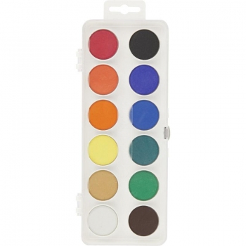 Фарби акварельні  сухі, 12 кольорів Koh-i-noor 172510