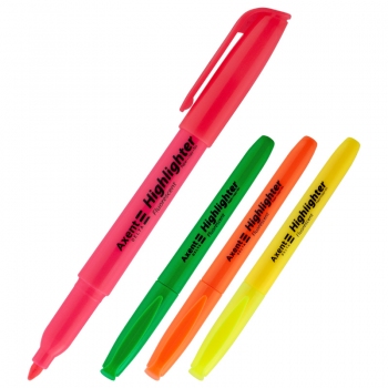 Комплект текстових маркерів 2-4 мм, 4 кольори Highlighter Delta by Axent D2503-40