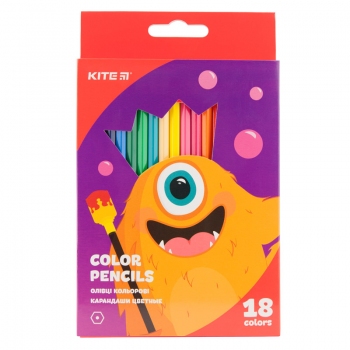 Карандаши цветные 18 цветов серия Jolliers Kite k19-052-5