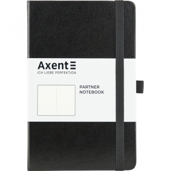 Записна книжка Partner А5-(125х195мм) на 96 арк. нелінований, чорна Axent 8307-01-a