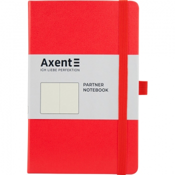 Записна книжка Partner А5-(125х195мм) на 96 арк. нелінований, червона Axent 8307-05-a