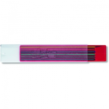 Комплект цветных грифелей 6 цветов для цангового карандаша 2 мм Koh-i-noor 4301