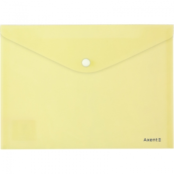 Папка на кнопці, А5, Pastelini, жовта Axent 1522-08-a