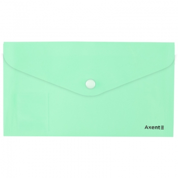 Папка-конверт на кнопці, DL, Pastelini, неом`ятна Axent 1414-09-a