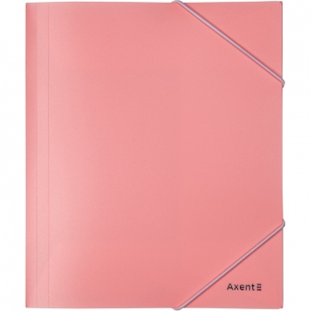 Папка пластикова на гумках, А5, Pastelini, рожева Axent 1514-10-a