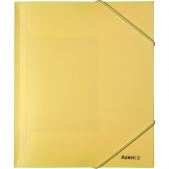 Папка пластикова на гумках, А5, Pastelini, жовта Axent 1514-26-a