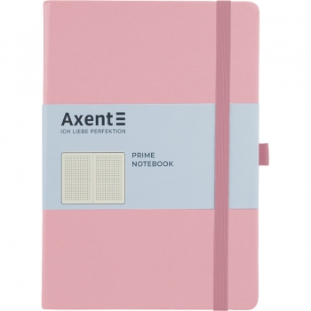 Записна книжка Partner Prime А5 (145х210мм) на 96 арк. кремовий блок в клітинку Axent 8305-49-a світло-рожева