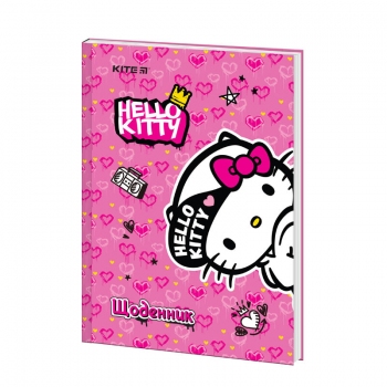 Щоденник шкільний KITE hk21-262-2 тверда палітурка Hello Kitty-2