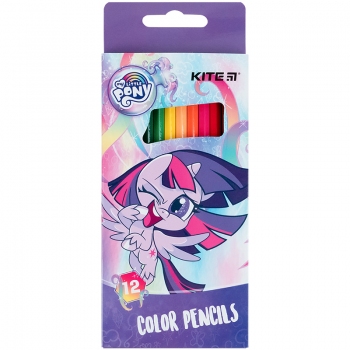 Карандаши цветные 12 цветов серия Little Pony Kite lp21-051