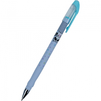 Ручка кулькова Raccoon, 0,5 мм синій Axent ab1049-20-a