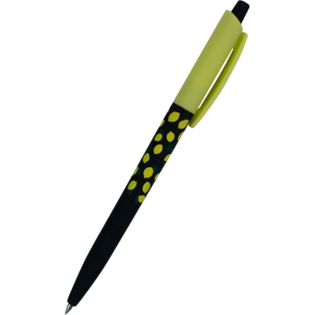 Ручка кулькова автоматична 0,5 мм Lemon ab1090-24-a синій