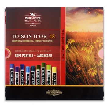 Пастельные мелки TOISON D'OR 48 цветов Landscape Koh-i-noor 8516048007