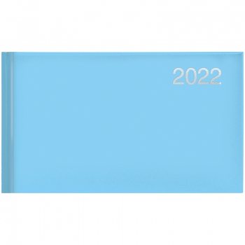 Еженедельник датированный 2022 BRUNNEN карманный Miradur trend голубой 73-755 64 332