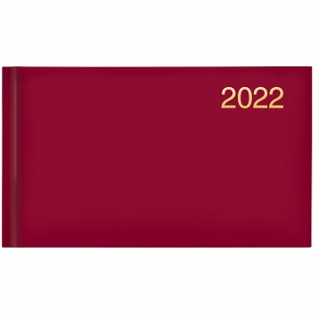 Еженедельник датированный 2022 BRUNNEN карманный Miradur trend красный 73-755 64 202