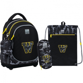 Набір рюкзак + пенал + сумка для взуття Kite WK 724 W camo set_wk22-724s-2
