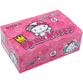 Фарби гуаш на 6 кольорів по 20 мл Hello Kitty Kite hk22-062