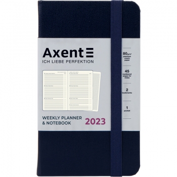 Щотижневик 2023 Pocket Strong, 90*150, Axent 8508-23-02-a синій