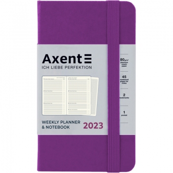 Щотижневик 2023 Pocket Strong, 90*150, Axent 8508-23-17-a пурпурний