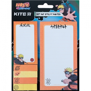 Блок паперу з клейким шаром комплект Naruto Kite nr23-299-1