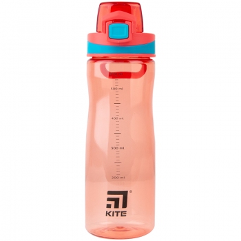 Пляшечка для води, 650 мл, Kite k23-395-1 рожева