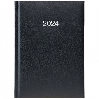Щоденник 2024 кишеньковий Miradur BRUNNEN 73- 736 60 904 срібне тиснення   чорний