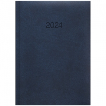 Щоденник 2024 кишеньковий Torino BRUNNEN 73-736 38 304 сліпе тиснення  синій