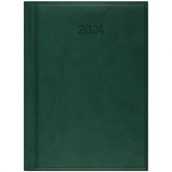 Щоденник 2024 Стандарт Torino BRUNNEN 73-795 38 504 сліпе тиснення  зелений