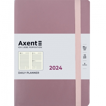 Щоденник 2024 Partner Soft 145*210, AXENT 8820-24-03-a Earth Colors, рожевий