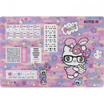 Підложка настільна для писання 42,5 x 29 см Hello Kitty Kite hk23-207-1