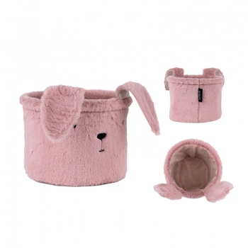 Кошик для зберігання 3100 Lovely Rabbit 20х16 см, плюшевий Kite k24-3100s-1 Кошик для зберігання 3100 Lovely Rabbit 20х16 см, плюшевий Kite k24-3100s-1