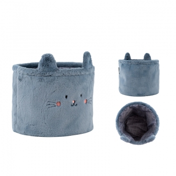 Кошик для зберігання 3100 Cute Cat 30х25 см, плюшевий Kite k24-3100m-2 Кошик для зберігання 3100 Cute Cat 30х25 см, плюшевий Kite k24-3100m-2