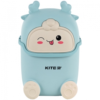 Настільний контейнер для сміття блакитний Kite k24-009-4