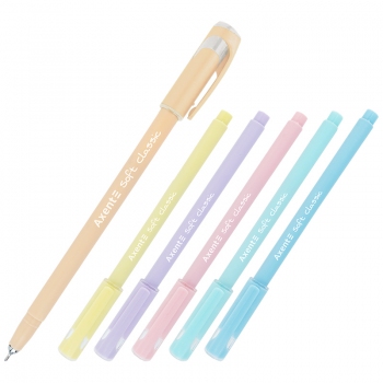 Ручка масляна Soft Pastel 0,7 мм Axent ab1102-02-a синя