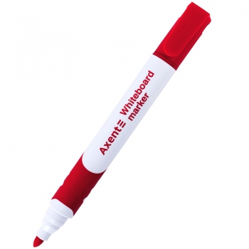 Маркер Whiteboard Comfort Grip 2,0 мм конусоподібний письмовий вузол Axent 2552-06-a червоний