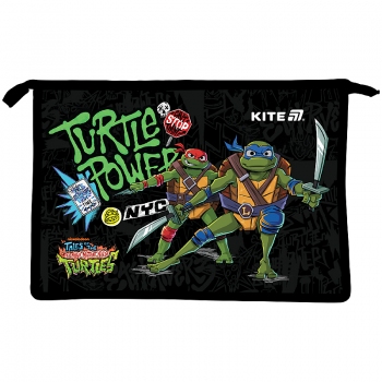 Папка на блискавці  A4+, Ninjia Turtles Kite nt25-428