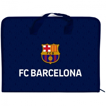 Папка-портфель на блискавці з ручками на одне відділення A4, FC Barcelona Kite bc25-202
