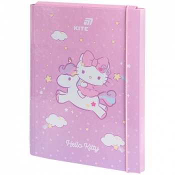 Папка для праці на гумках формат А4+, Hello Kitty Kite hk25-213-1