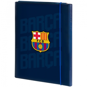 Папка для праці на гумках формат А4+, FC Barcelona Kite bc25-213