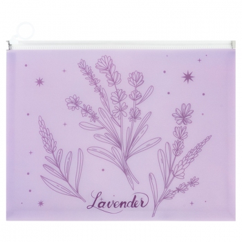 Папка на блискавці zip-lock А4+ Lavender-2 Axent 1497-37-a