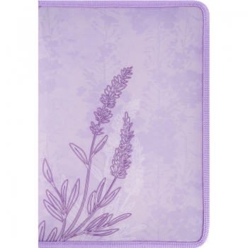 Папка об'ємна на блискавці А4+ Lavender-2 Axent 1804-37-a