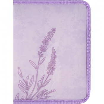 Папка об'ємна на блискавці А5+ Lavender-2 Axent 1805-37-a
