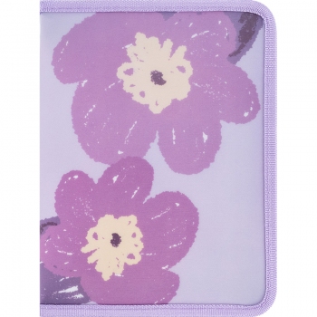Папка об'ємна на блискавці А5+ Lavender-3 Axent 1805-38-a