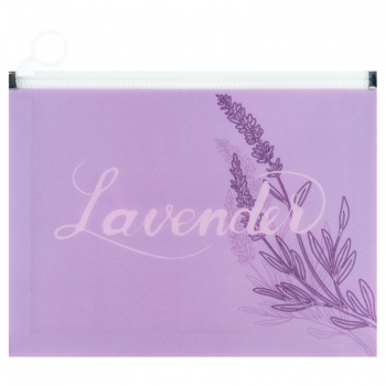 Папка на блискавці zip-lock А5+ Lavender-1 Axent 1498-36-a